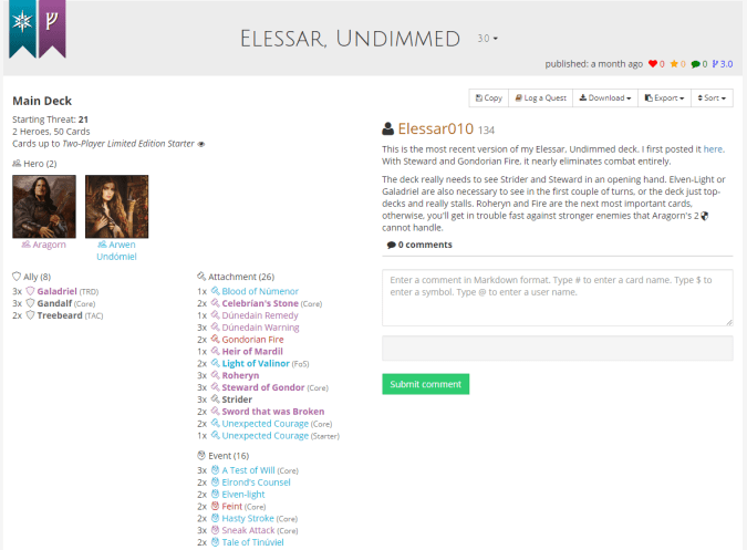 elessar undimmed list.PNG